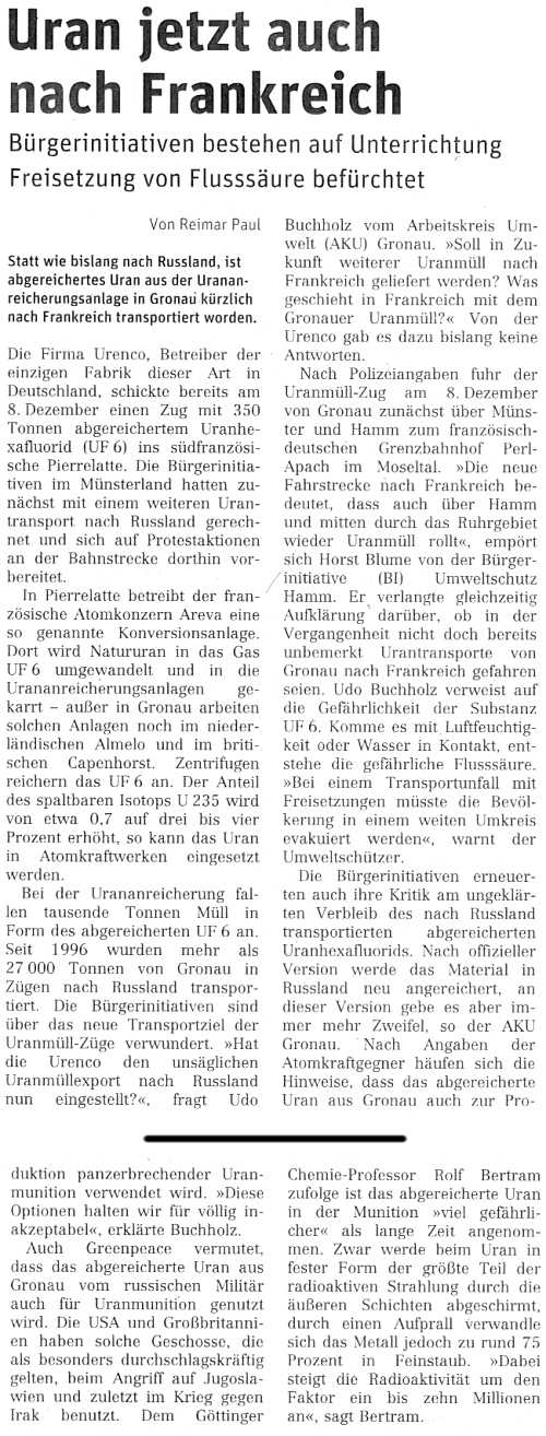 Neues Deutschland vom 24.12.2008