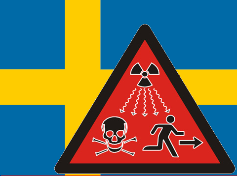 Красавік 2021 года - у Швецыі эксплуатуецца 6 камерцыйных ядзерных рэактараў і 7 выведзены з эксплуатацыі ...