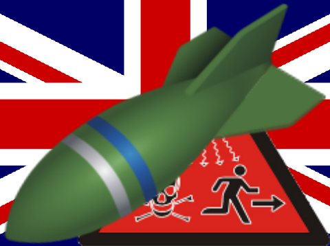 Великобритания - 215 ядрени бойни глави