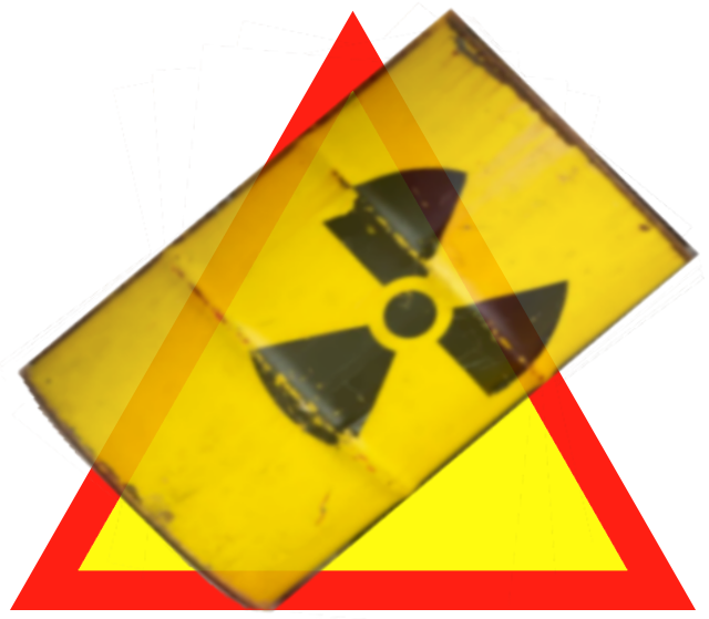 放射性廃棄物に注意