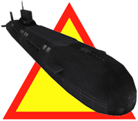 Submarinos nucleares danificados