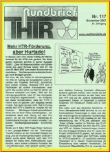Boletim informativo THTR nº: 117 - novembro de 2007