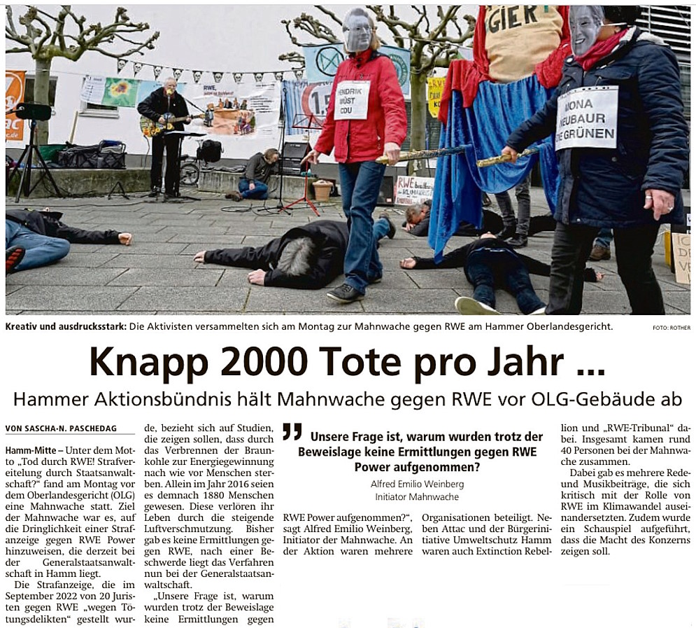 Westfälischer Anzeiger del 18 de marzo de 2024