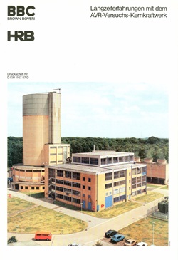 AVR-Jülich - Broschüre von 1987 - Herausgeber BBC, Brown Boveri & Cie und HRB